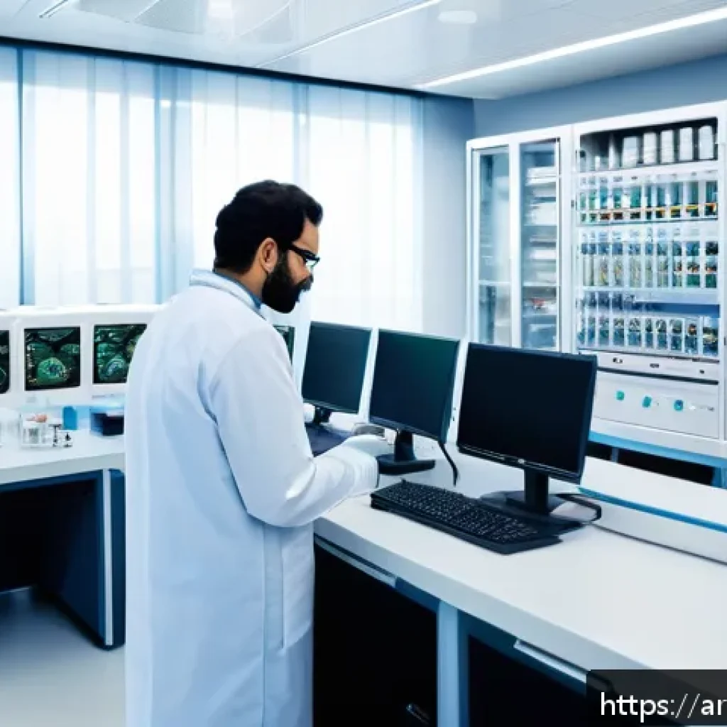 합성생물학 프로젝트 기획 및 실행 방법 - A modern synthetic biology research laboratory in the Middle East, featuring diverse Arab scientists...
