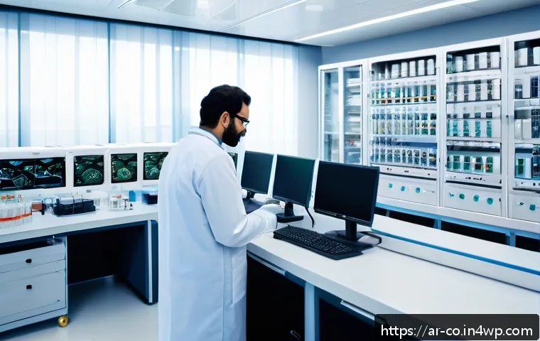 합성생물학 프로젝트 기획 및 실행 방법 - A modern synthetic biology research laboratory in the Middle East, featuring diverse Arab scientists...